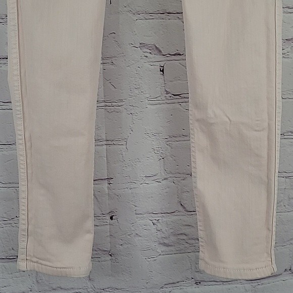 BLEULAB 8 Pocket Pink and Gray Feather Print Reversible Skinny Jeans. Size 27. - Picture 5 of 15